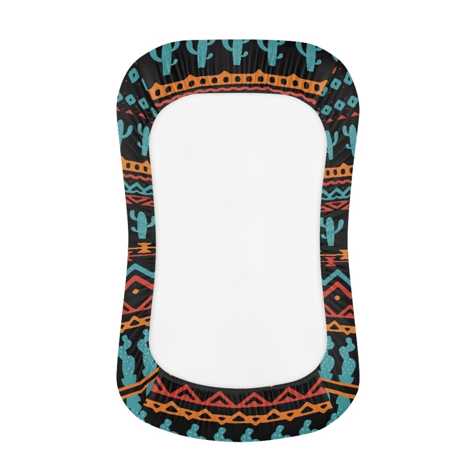 Kathyboom Aztec Cactus Baby Lounger Cover Anti Dust Baby Nest Pillow Covers Protective Covers for Newborn Baby Boys and Girls