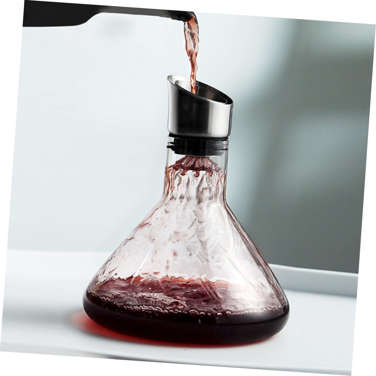 Cabilock Decantador De Vino De Borosilicato Para Bodas Jarra De Vino Para Fiestas