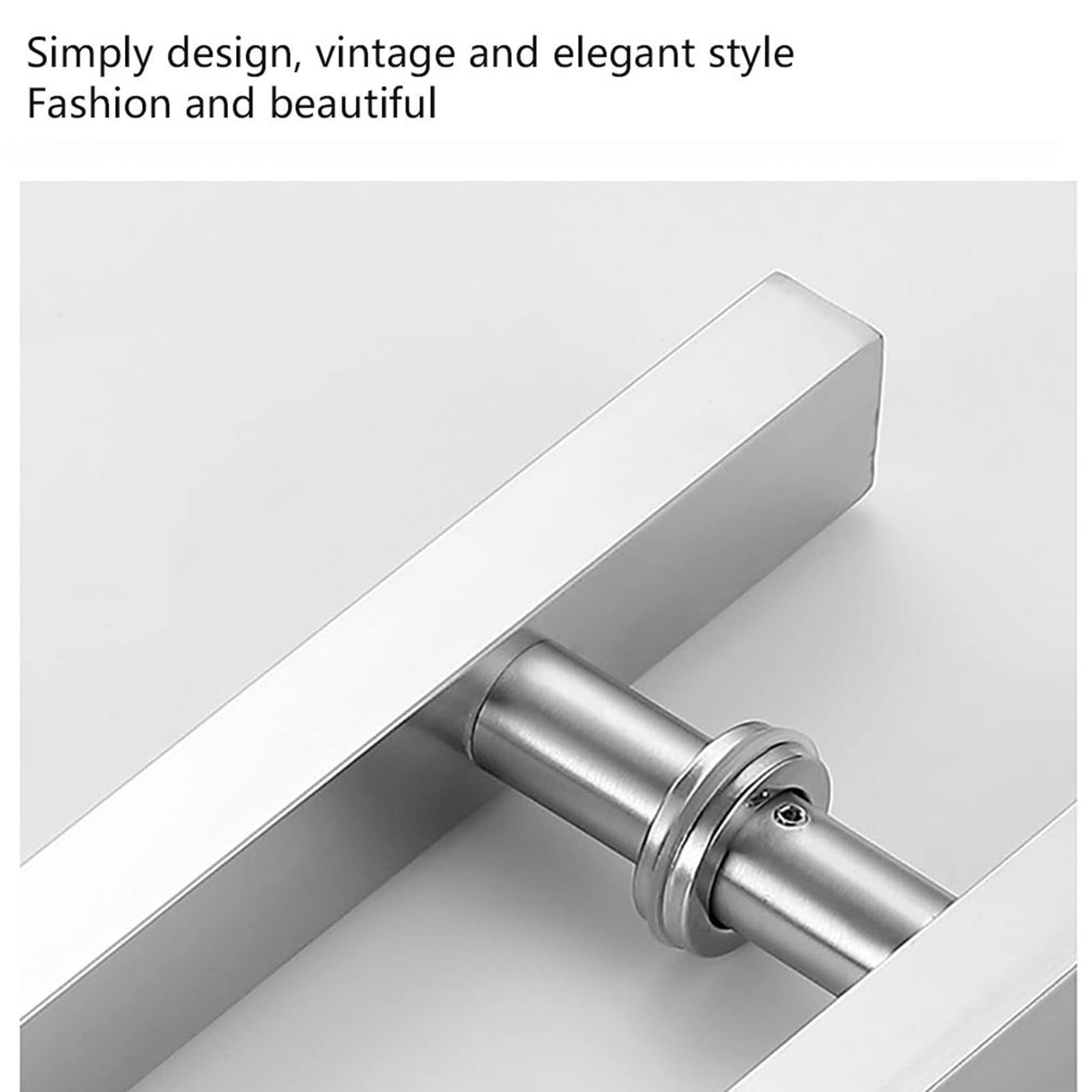 Maniglie Adesive Per Mobili - 2 Pezzi In Acciaio Inox, Senza Bisogno Di Forare - Foto 4