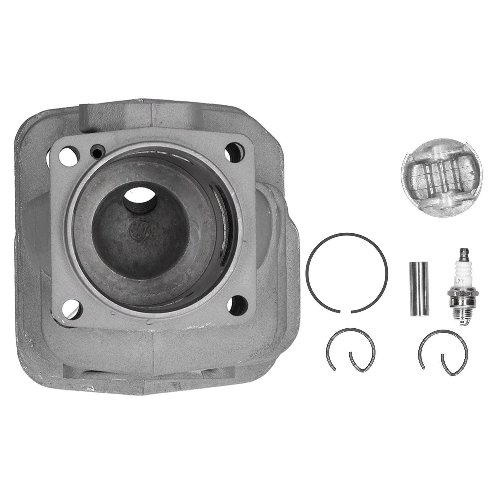 Zestaw Tłoka Cylindra Piły łańcuchowej, Zestaw Wymienny ze Stopu Aluminium o Wysokiej Zawartości Krzemu 54 Mm, Tłoka z Kołkiem Pierścieniowym do pił łańcuchowych 288XP 181 281 288
