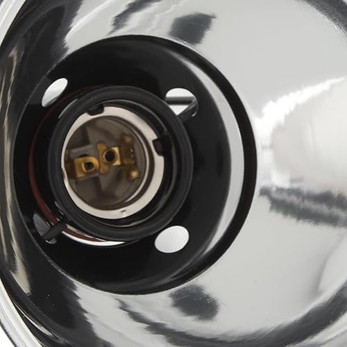 Miniatura 8 de TOPINCN Ceramic Reptile Light Fixture - Deep Cage E27 Uva Bulb Socket - Ideal Lampshade for Climbing Pets Growing Light Fixtures (US Plug 120V)