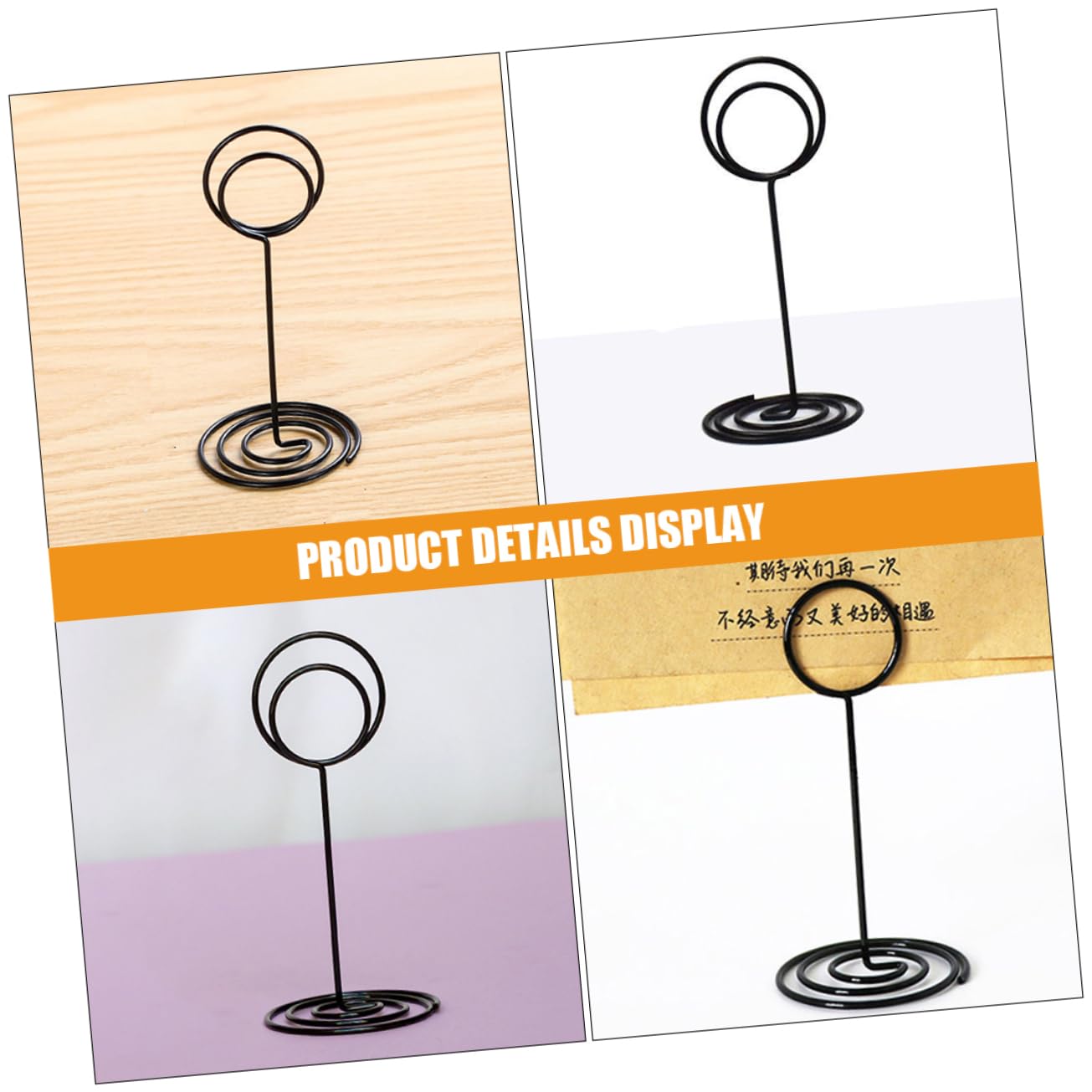 Gatuida 60pièces Supports De Cartes De Place Porte-nom De Table pour Décoration De Mariage Et Événements Clips Design Élégant pour Élever Votre Décor De Table