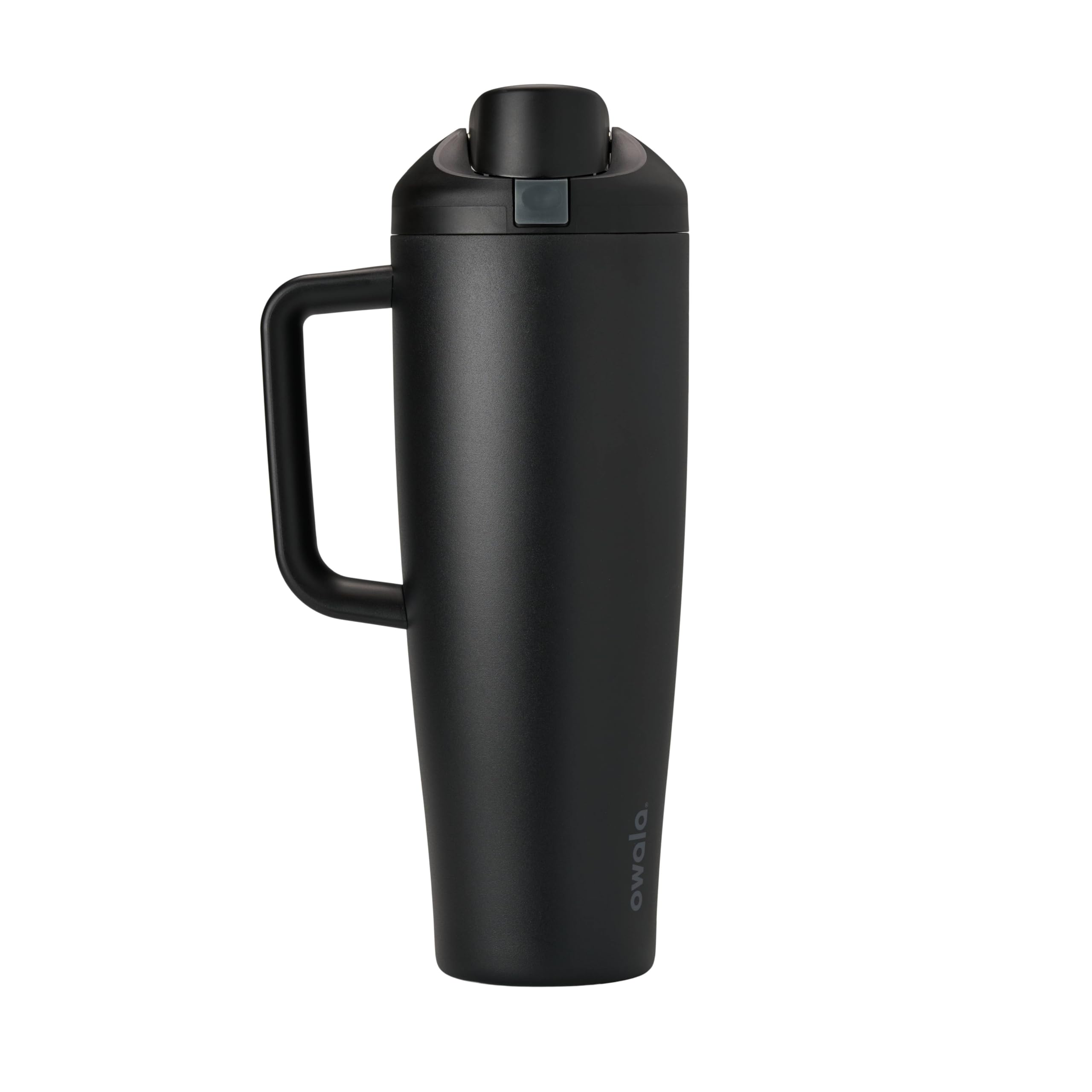 Owala FreeSip Tumbler Insulated Stainless Steel Water Bottle with Built-in Straw and Side Handle For Travel Work School