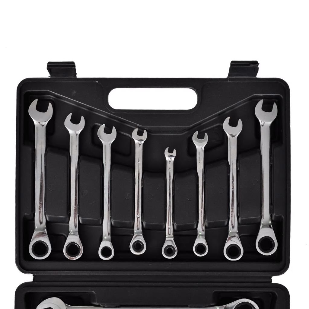 Set 12 pz Chiavi a Cricchetto,Articoli di ferramenta,Utensili,Chiavi-140269