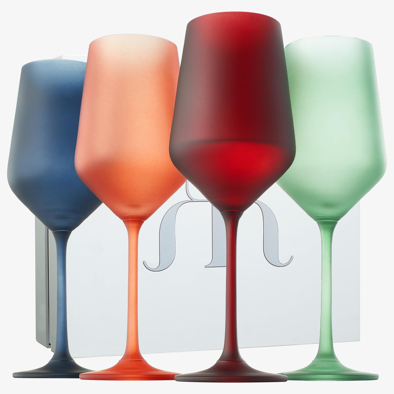 Amazon.co.jp: Khen Color Glass Glass | 4個セット | ラージ
