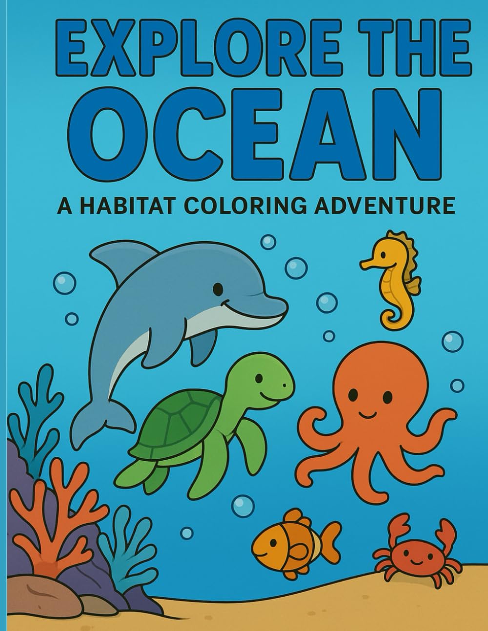 Explore The Ocean: A Habitat Coloring Adventure