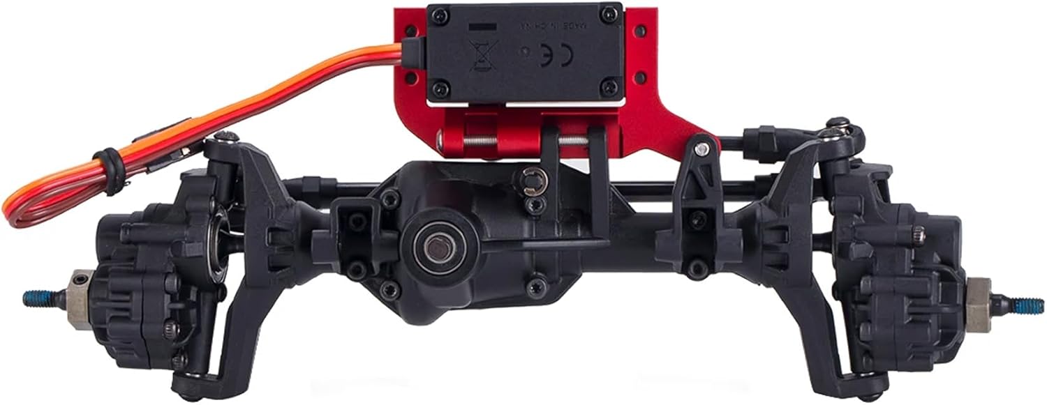 AMK TRX4 Sevro Mount, Aluminum TRX4 Sevro On Axle Mount SOA Mount 4-Link Suspension for 1/10 RC Crawler TRX4 Upgrades (Black)