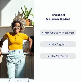 Emetrol Non-Drowsy Nausea Relief - Chewable Medicine for Upset Stomach - Pharmacist Recommended Nausea Relief - Lemon Flavor, 84 Tablets