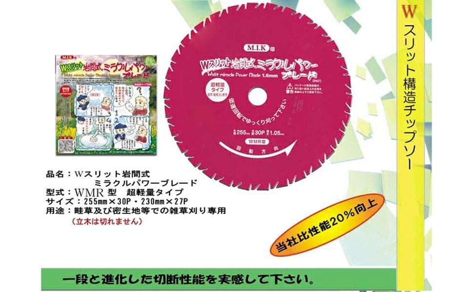 Amazon | Wスリット 岩間式ミラクルパワーブレード WMR型 WMR