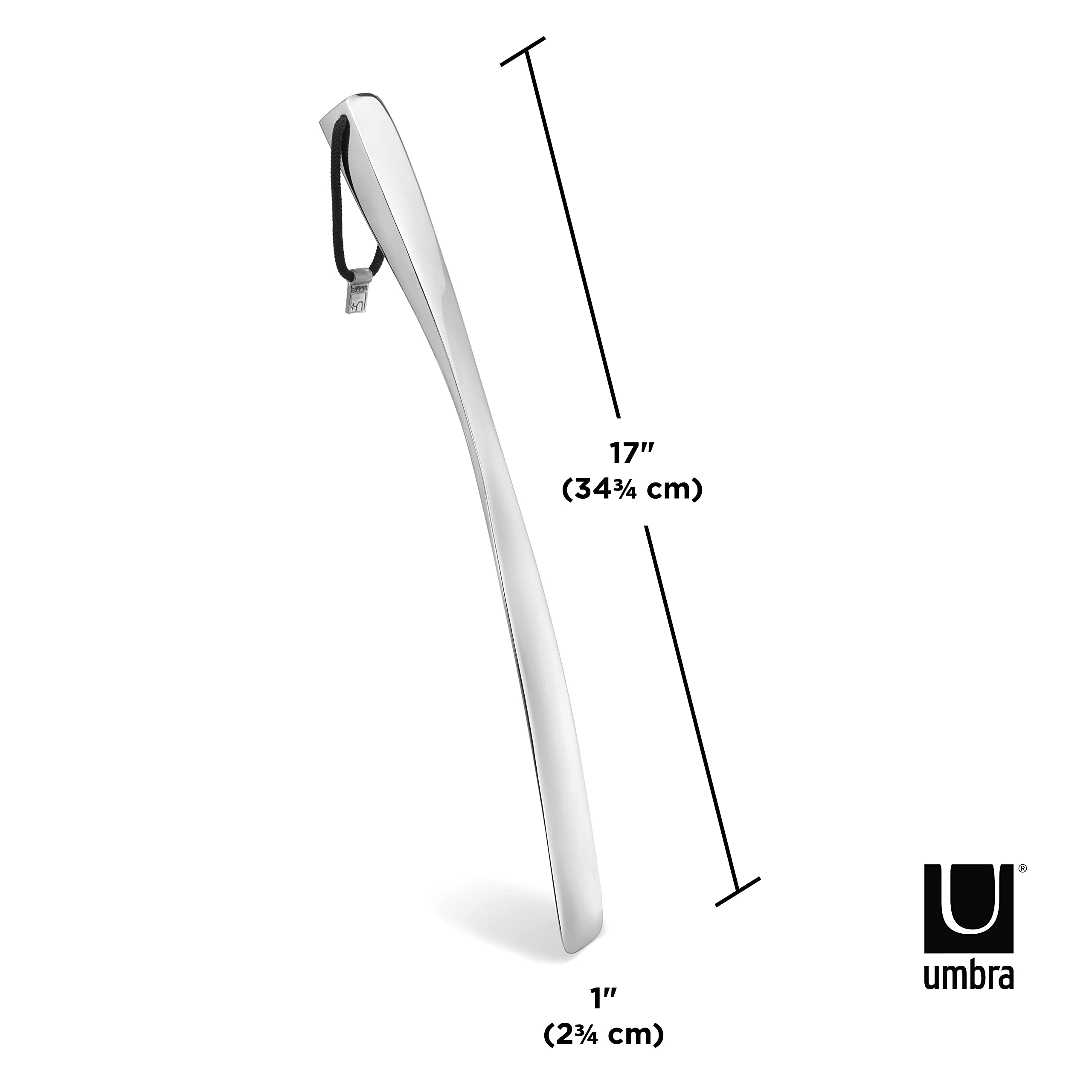 Umbra Slip Calzador de Aluminio, Aluminio/Acabado Mate
