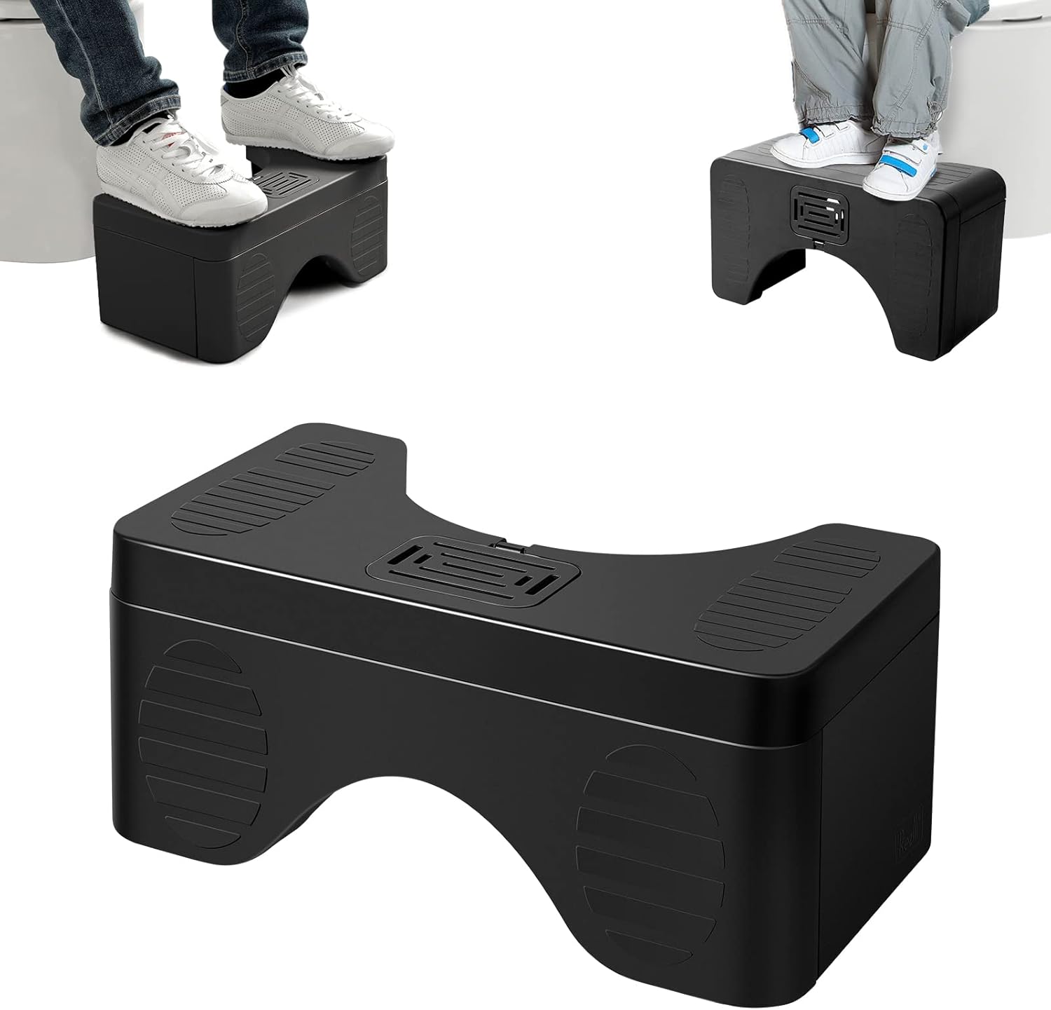 EASICOZI Potable Bathroom Squat Stool, Convertible