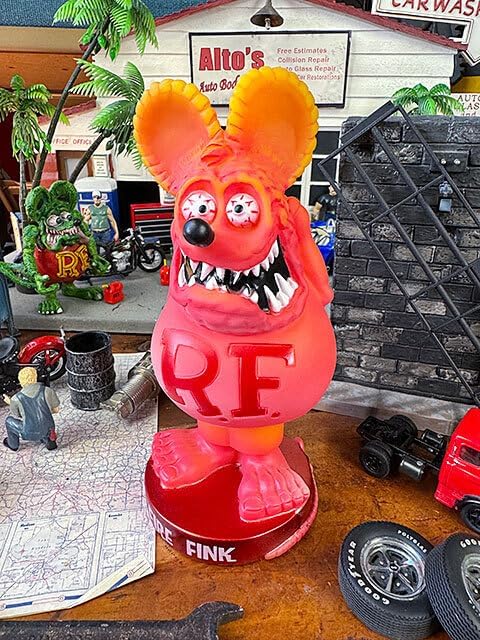 ファンコ ラットフィンク ボビングヘッド （ファイヤーレッド） ラット