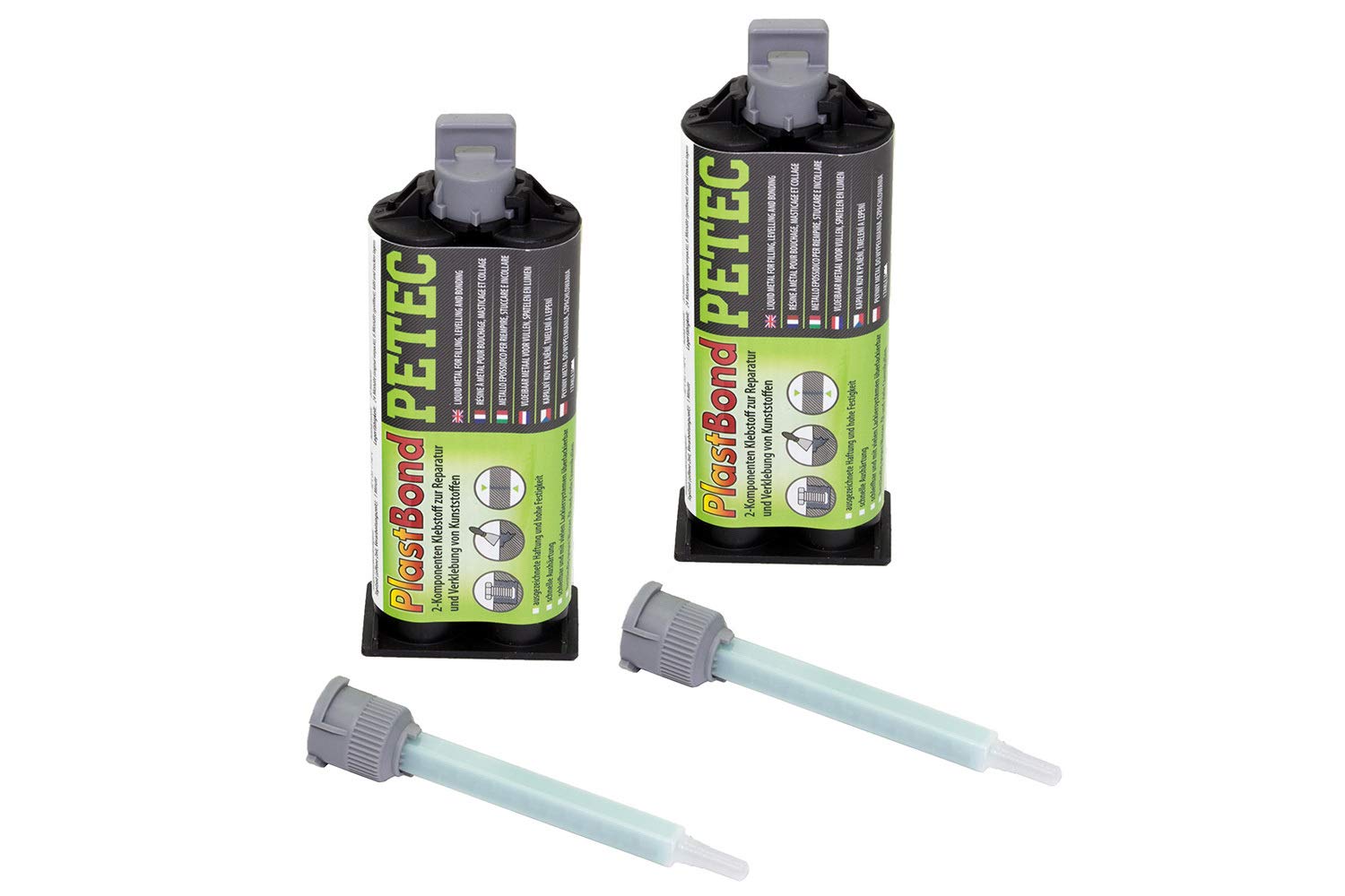 100 ml PETEC 98350 PLASTBOND Klebstoff 2-Komponenten Kleber für Kunststoff Klebe