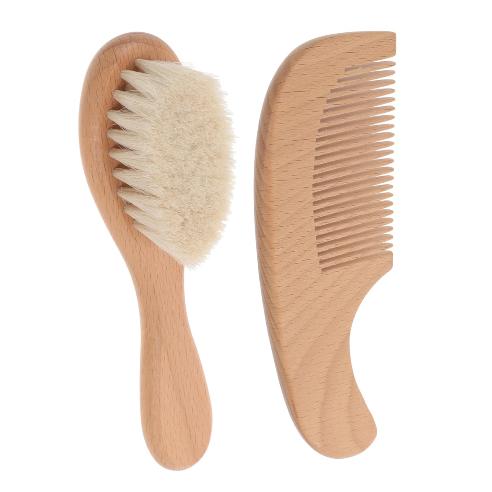 ORFOFE Baby Scalp Scrubber Hair Brush Set Baby Bath Brush Comb Soft Bristles Easy Maintenance