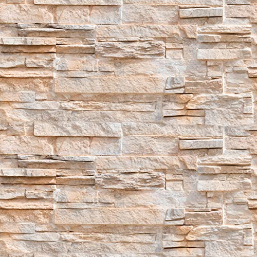 murando Papel Pintado autoadhesivo 10m Fotomurales Decoración de Pared Murales Pegatina decorativos adhesivos 3d panel moderna de Diseno Fotográfico imitación piedra piedras f-B-0216-an-a