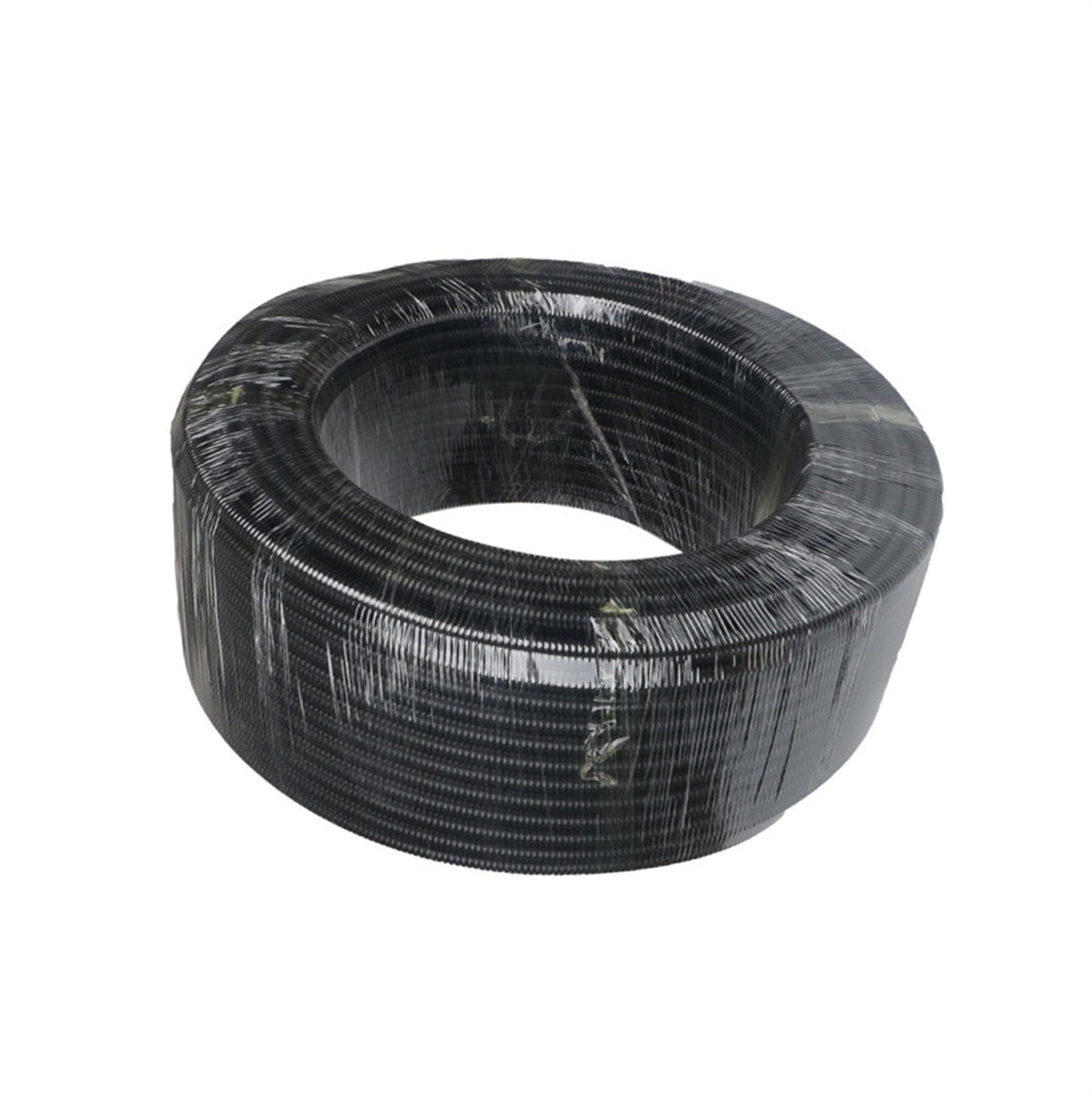 Tubo corrugado para cables, Tubo acanalado de cierre nailon del PA for tamaños múltiples negro auto la cubierta arnés cables coche(20meter OD18mm)