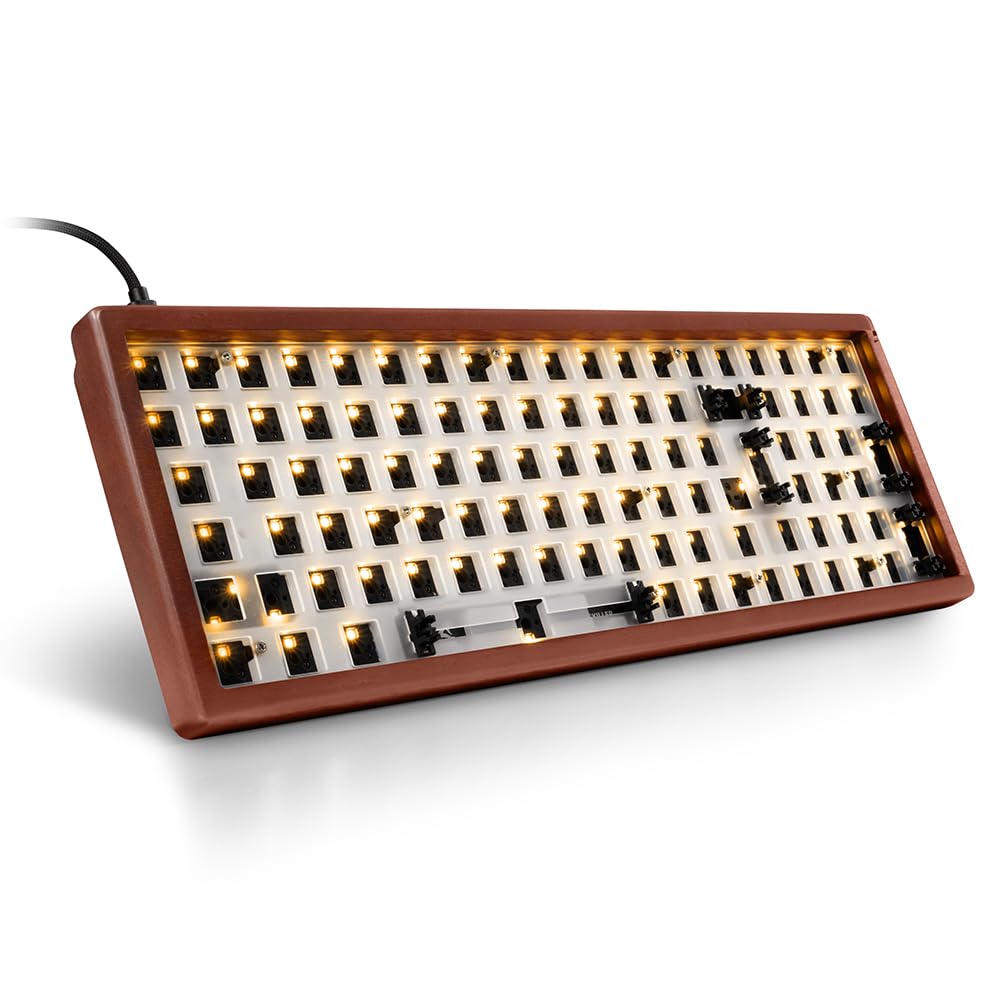 Sharkoon Skiller SGK50 S2 Wood Barebone RGB Gaming Keyboard