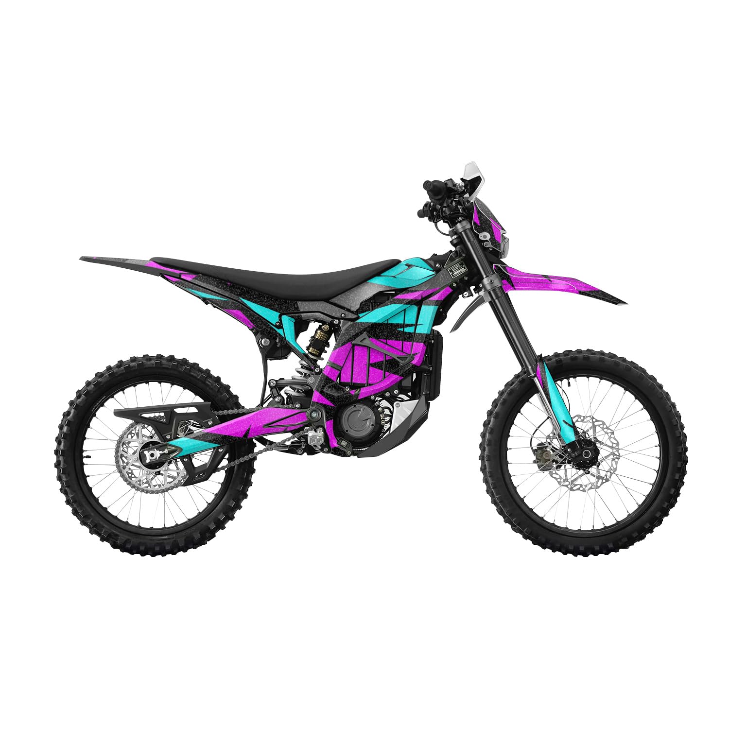 Glossy Glitter Surron Ultra Bee Graphics Kit Wrap - Wild Abstract - Sur-Ron Skin - Premium 3M Vinyl Protective Wrap Decal Cover - Easy to Apply | Crafted in The USA by MightySkins