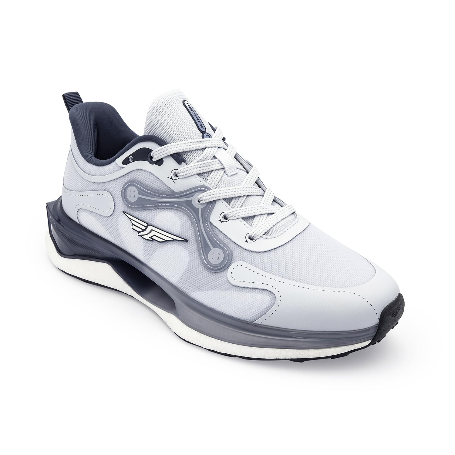 Red Tape Men's Sport Shoes Grey Blue Mesh Round Toe Lace-Up Responsive Sole-picture-16