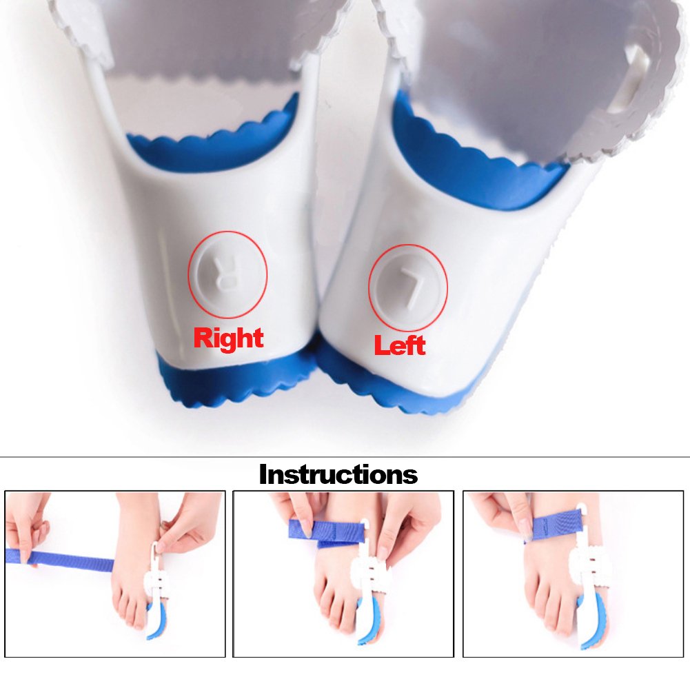 6 TUTORE ALLUCE VALGO Correttore Separatore Divaricatore Silicone Protezione