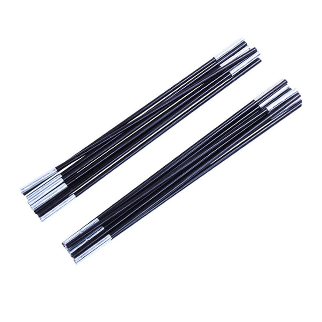 Hohopeti Fiberglas Zeltstangen Stangen Ersatzset für Doppelzelt Leichtes Camping Zubehör Robustes Reparaturset für Outdoor Trekking