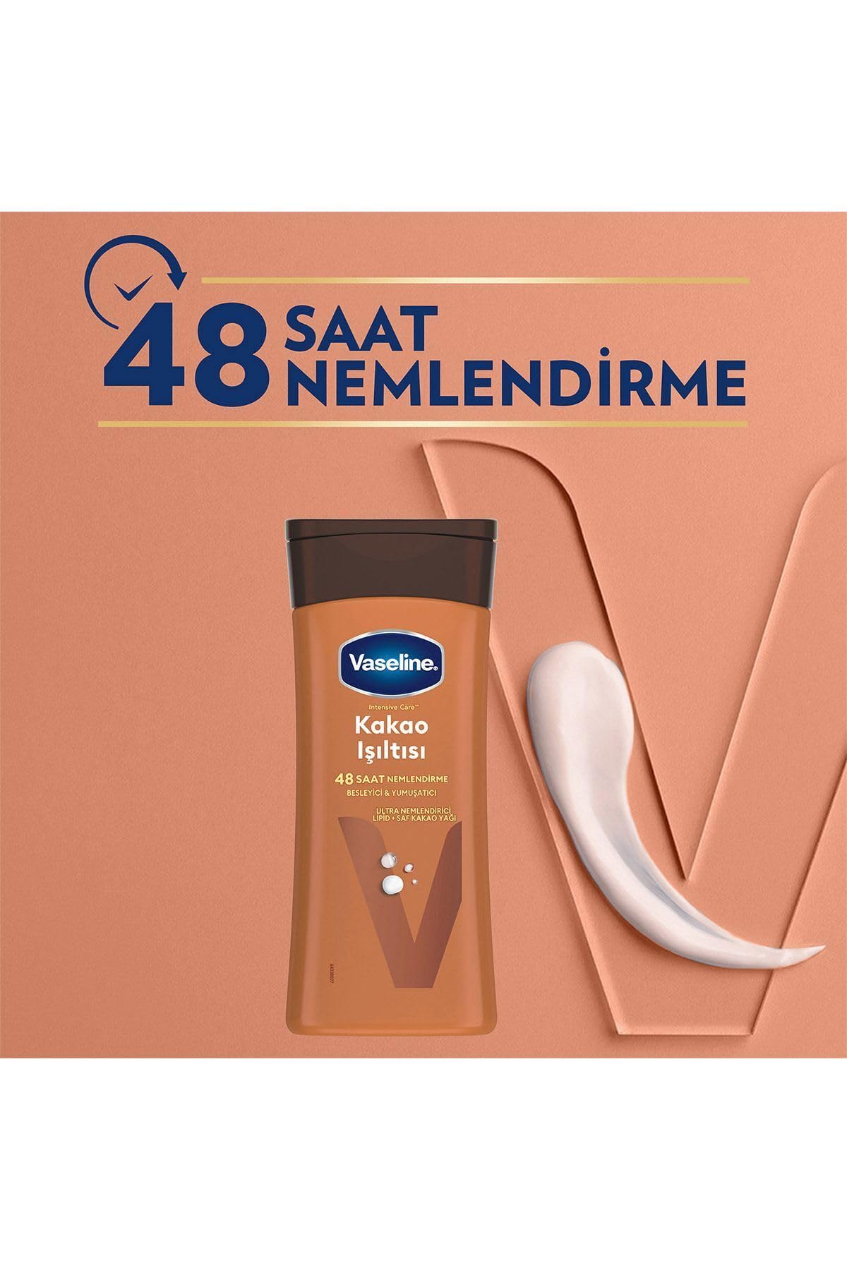 Vaseline Intensive Care Kakao Işıltısı Vücut Losyonu, 200 ml