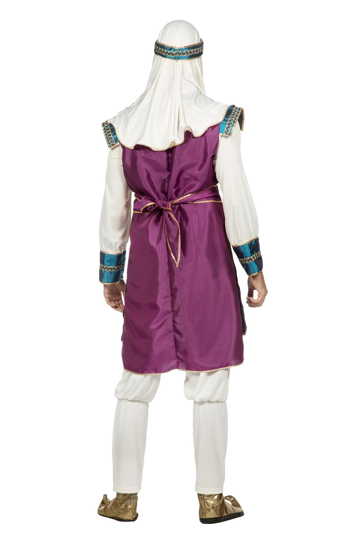 WILBERS & WILBERS 5516 - Disfraz de Noches Árabes para Hombre, Conjunto de 4 Piezas, Disfraz Oriental para Carnaval, Fiesta temática