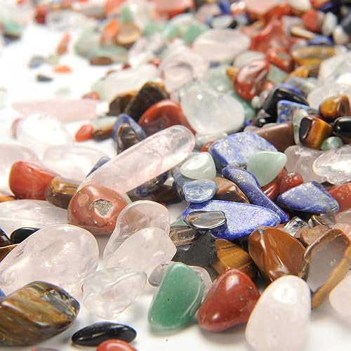 Miniatura 4 de Chips de piedra de cristal caído de 1 libra  Forma irregular triturada  Piedras de cristal decorativas para el hogar y el jardín para jarrón de