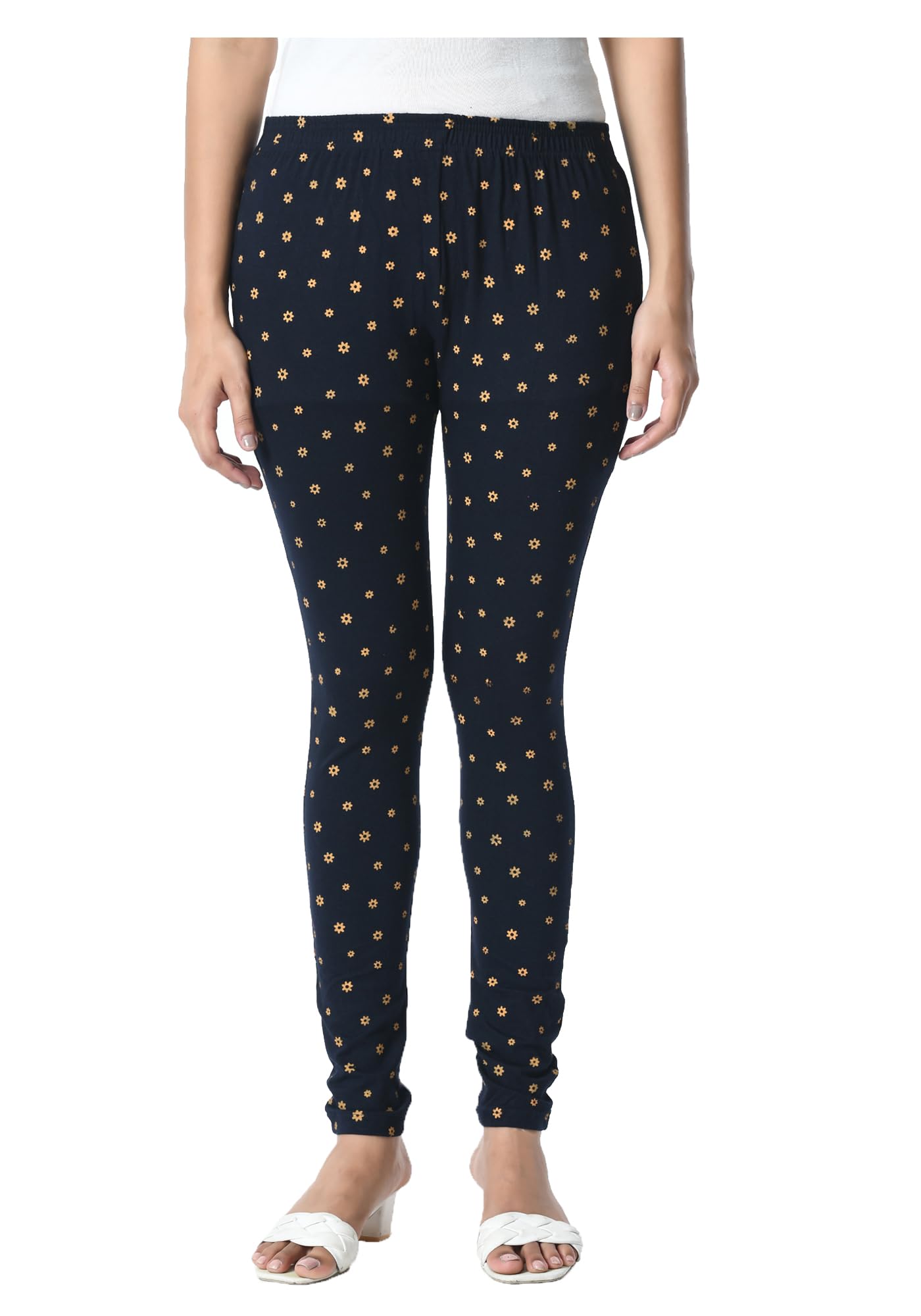 Women Cotton Printed Slim Side Pocket Leggings Pants (Pack of 1)-picture-35