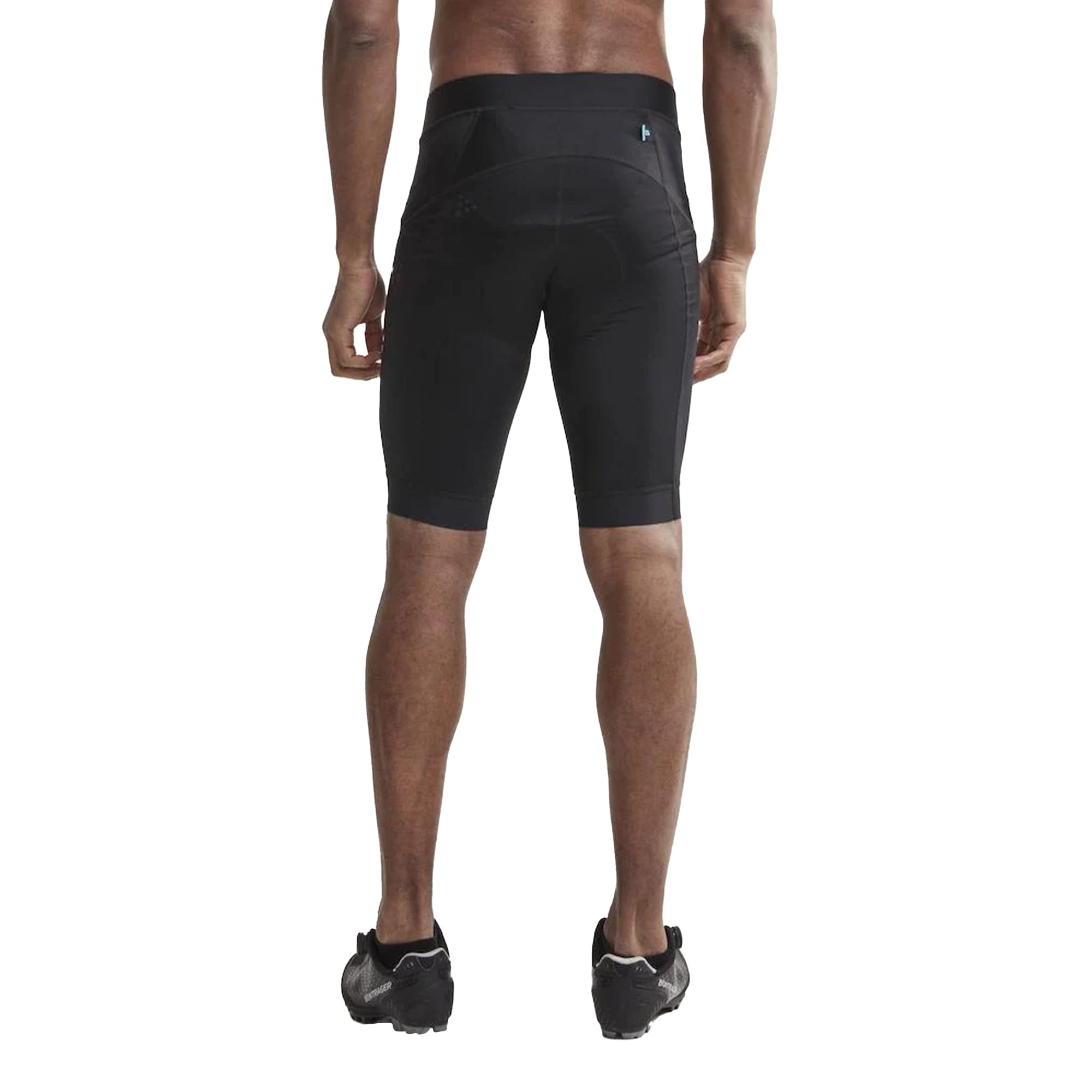 Craft Essence - Pantalones Cortos de Ciclismo con Cintura elástica para Hombre C3 Chamois Pad Casual Shorts