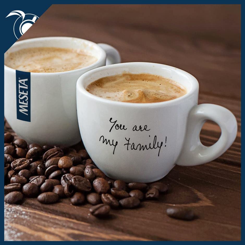 Miniatura 6 de Meseta Ristretto 100 cápsulas de café de aluminio compatibles con Nespresso, para uso en máquinas Nespresso Essenza, Pixie, Citiz, Inissia,