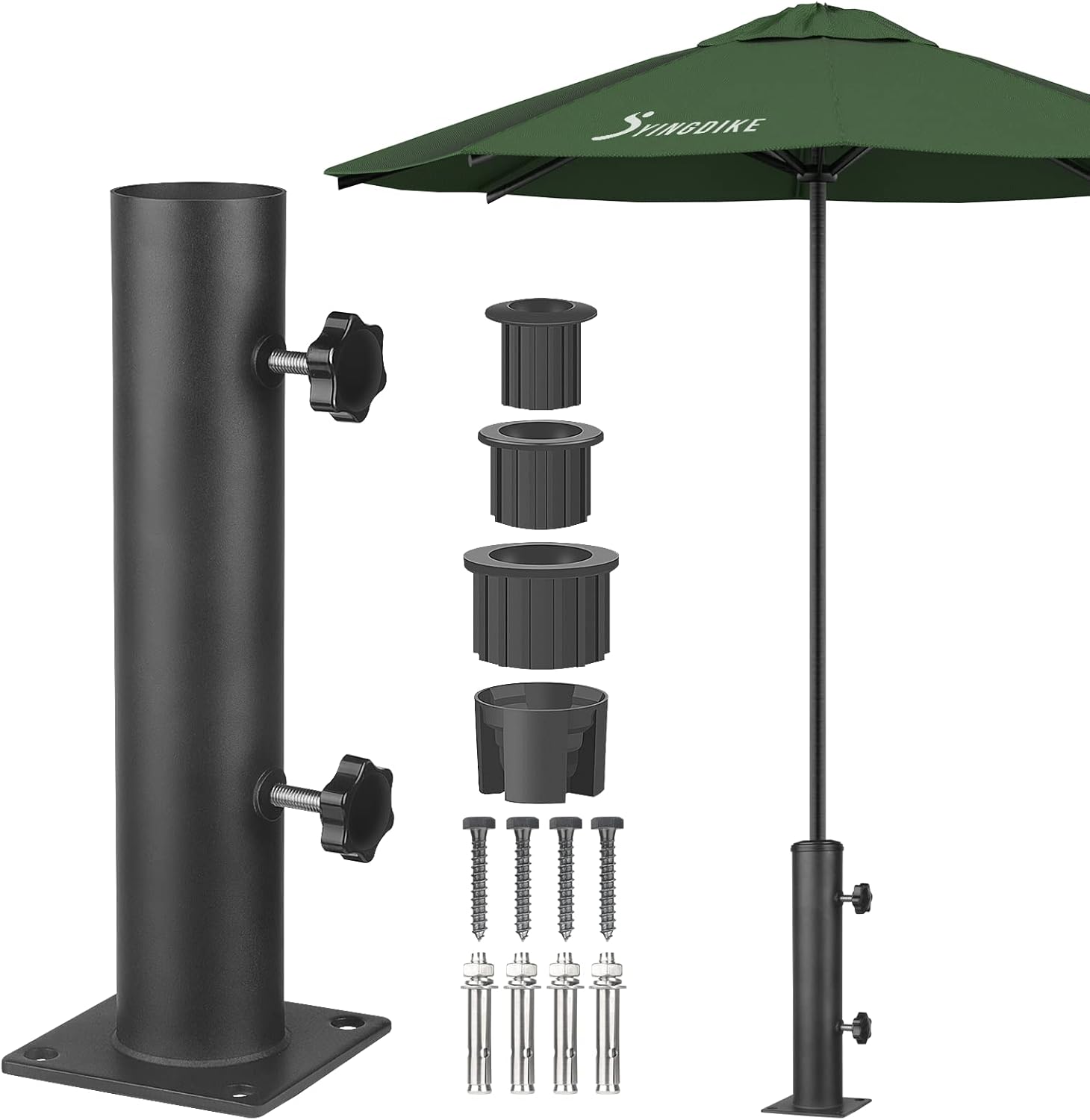 YINGDIKE Patio Umbrella Stand Base Heavy Duty Outdoor Umbrella Holder