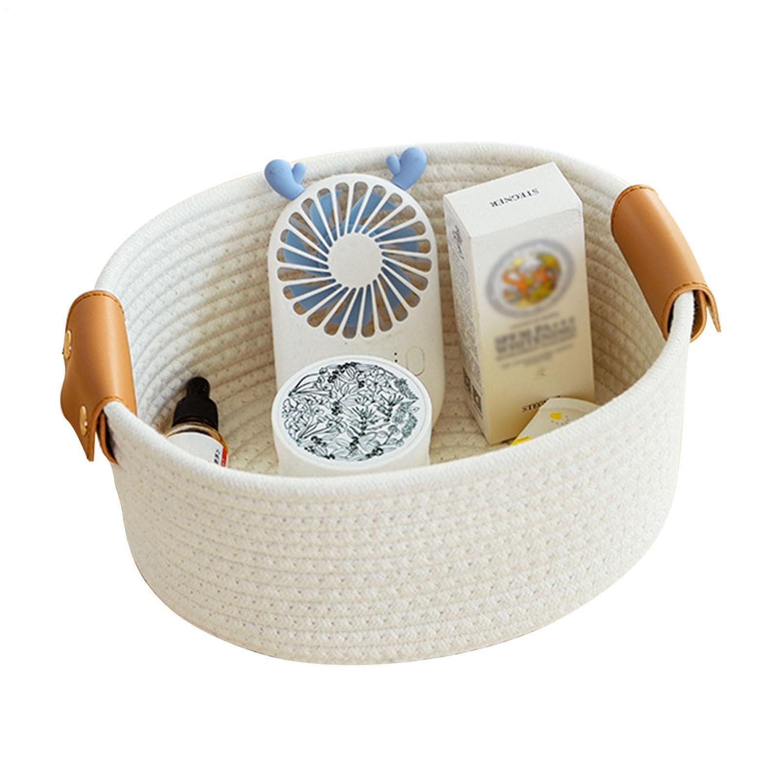 Panier tissé à la main en coton durable de qualité supérieure