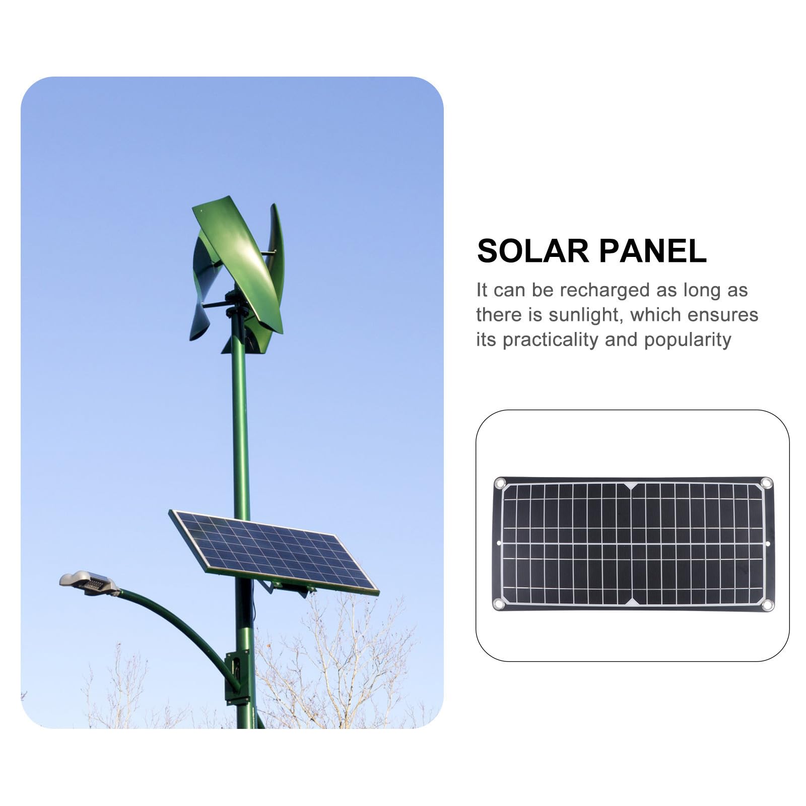 Pannello Solare Monocristallino 50w 18v Controller per Bici