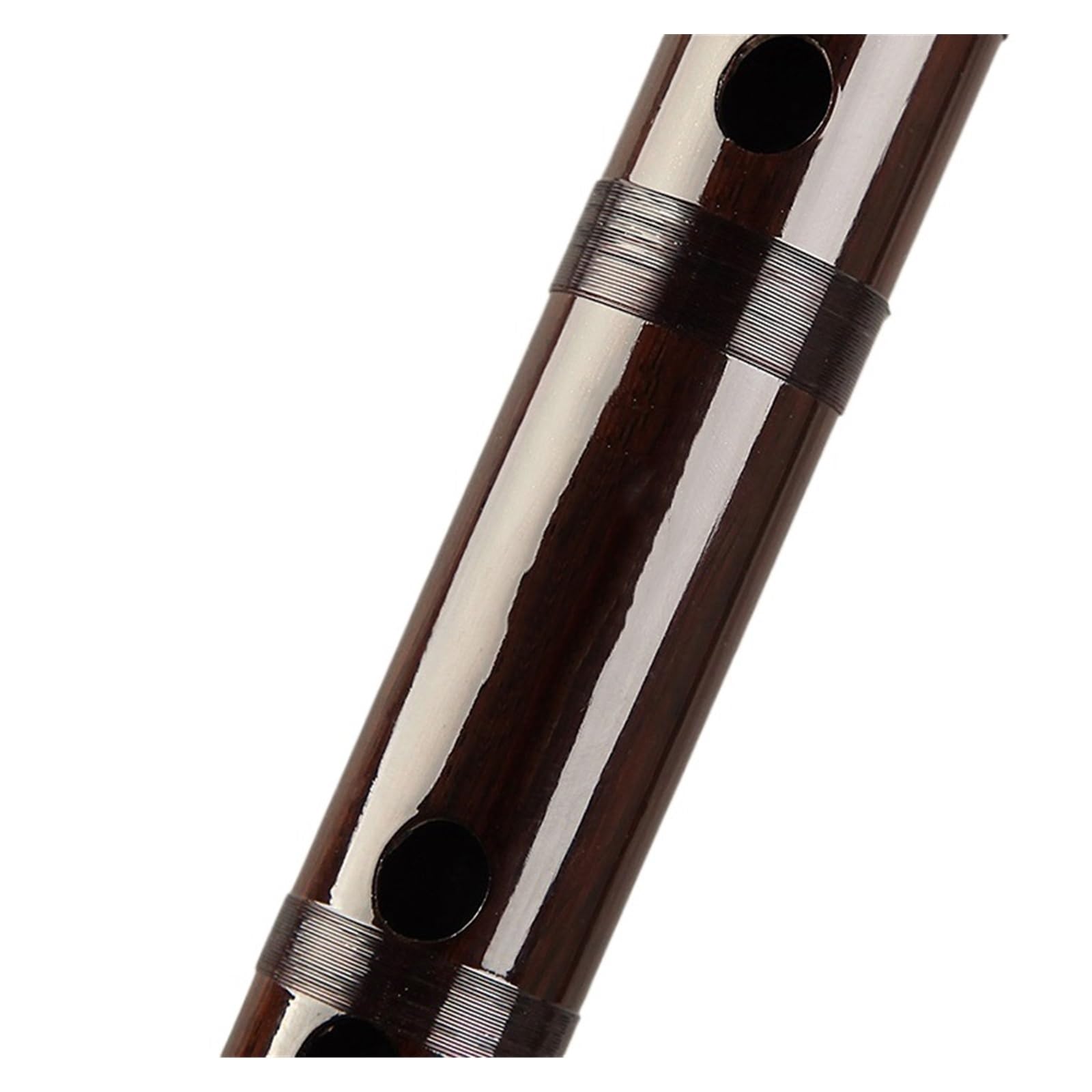 Raffiniertes Professionelles Instrument Aus Sandelholz Mit Doppeltem Gelenk Und Weißer Kupfer Bambusflöte Professionelle Bambusflöte Traditionelles Instrume
