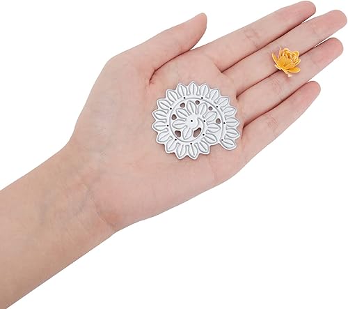 Miniatura 7 de ORIGACH 10 troqueles de corte de flores en espiral 3D, mini troqueles de papel con hojas en relieve para álbumes de recortes, tarjetas de