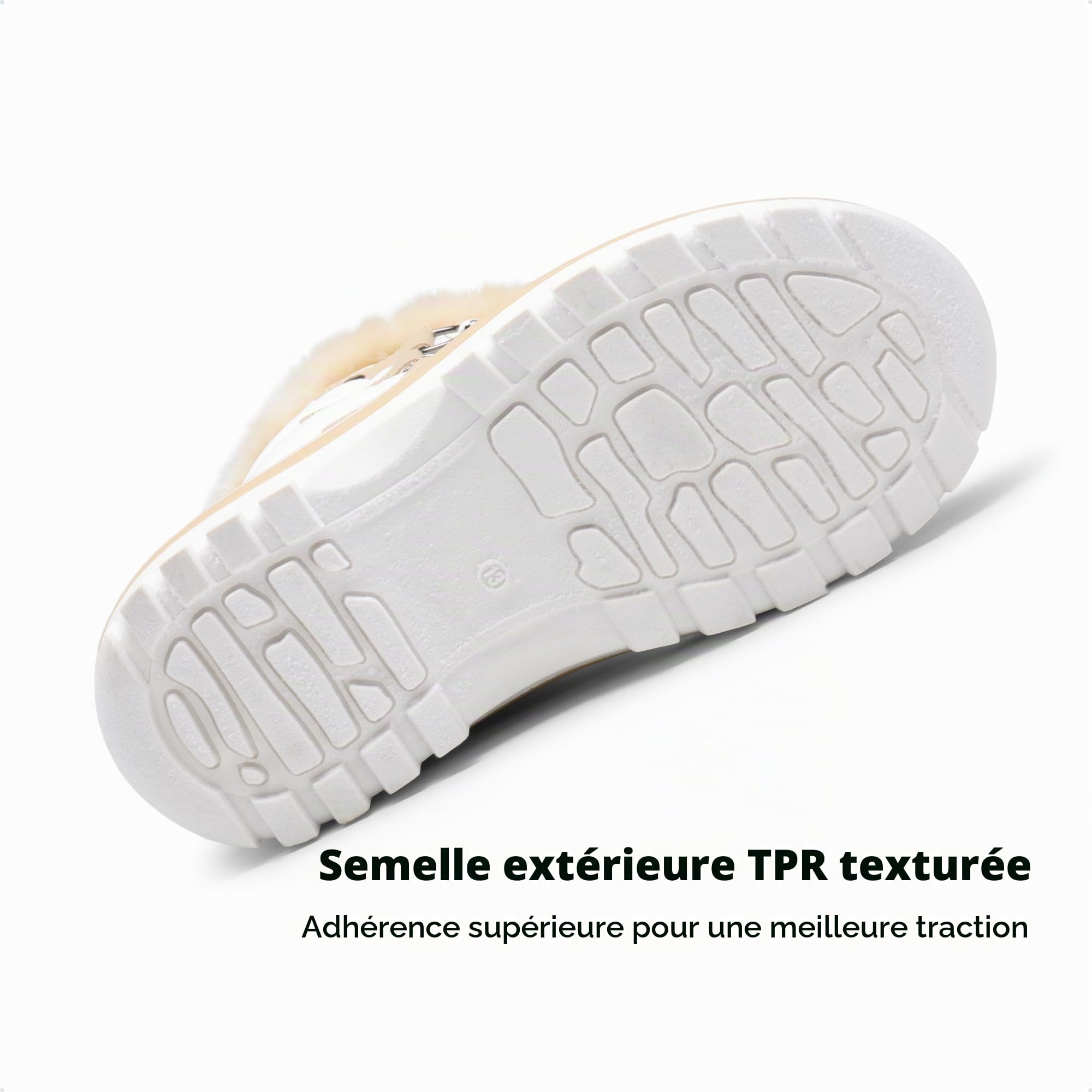 DREAM PAIRS KIDS Bottes de Neige pour Enfants Chaudes et Confortable Bottes de Hiver Antidérapante avec Coque Imperméable