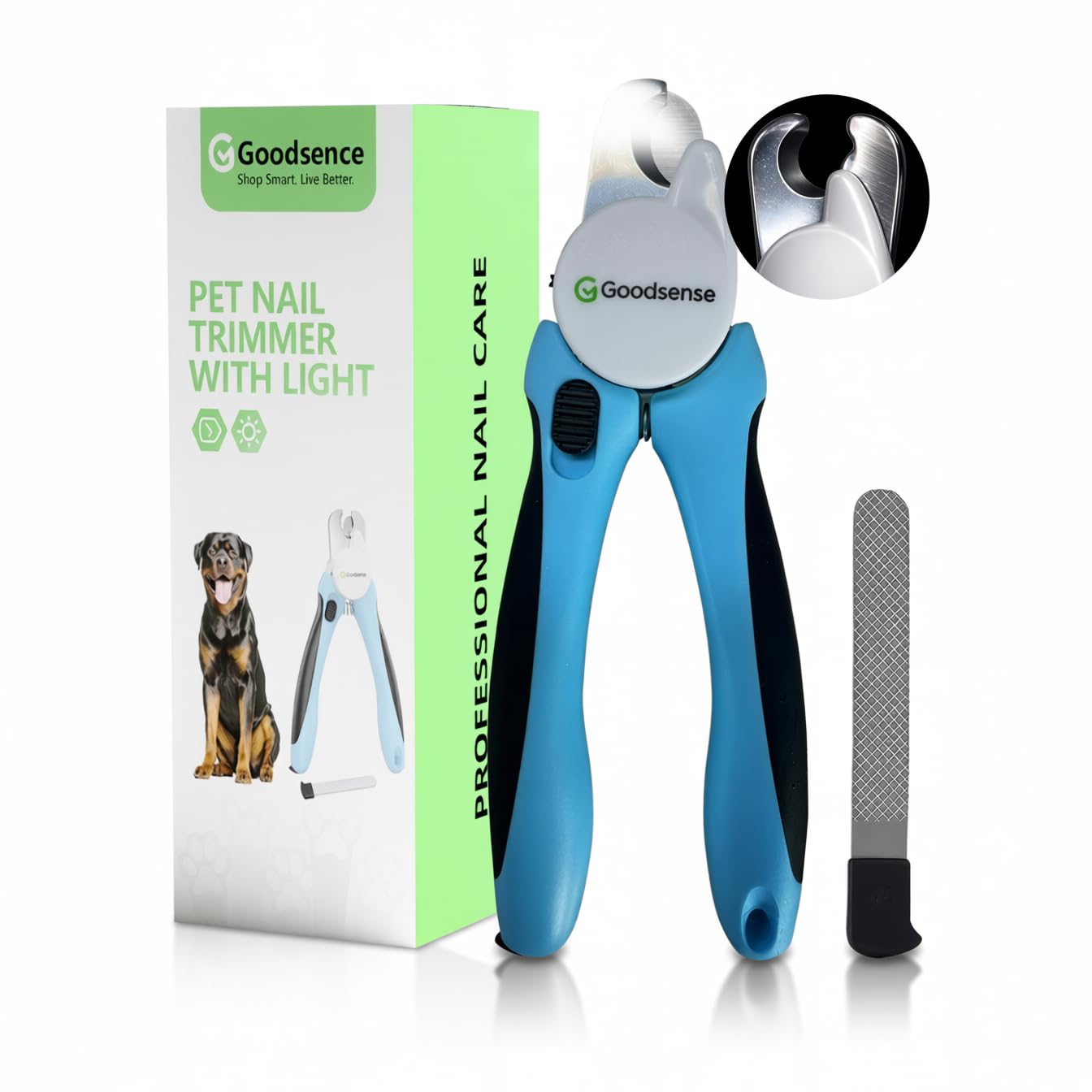 Coupe-griffes LED pour animaux pour couper sans blesser les chiens et chats
