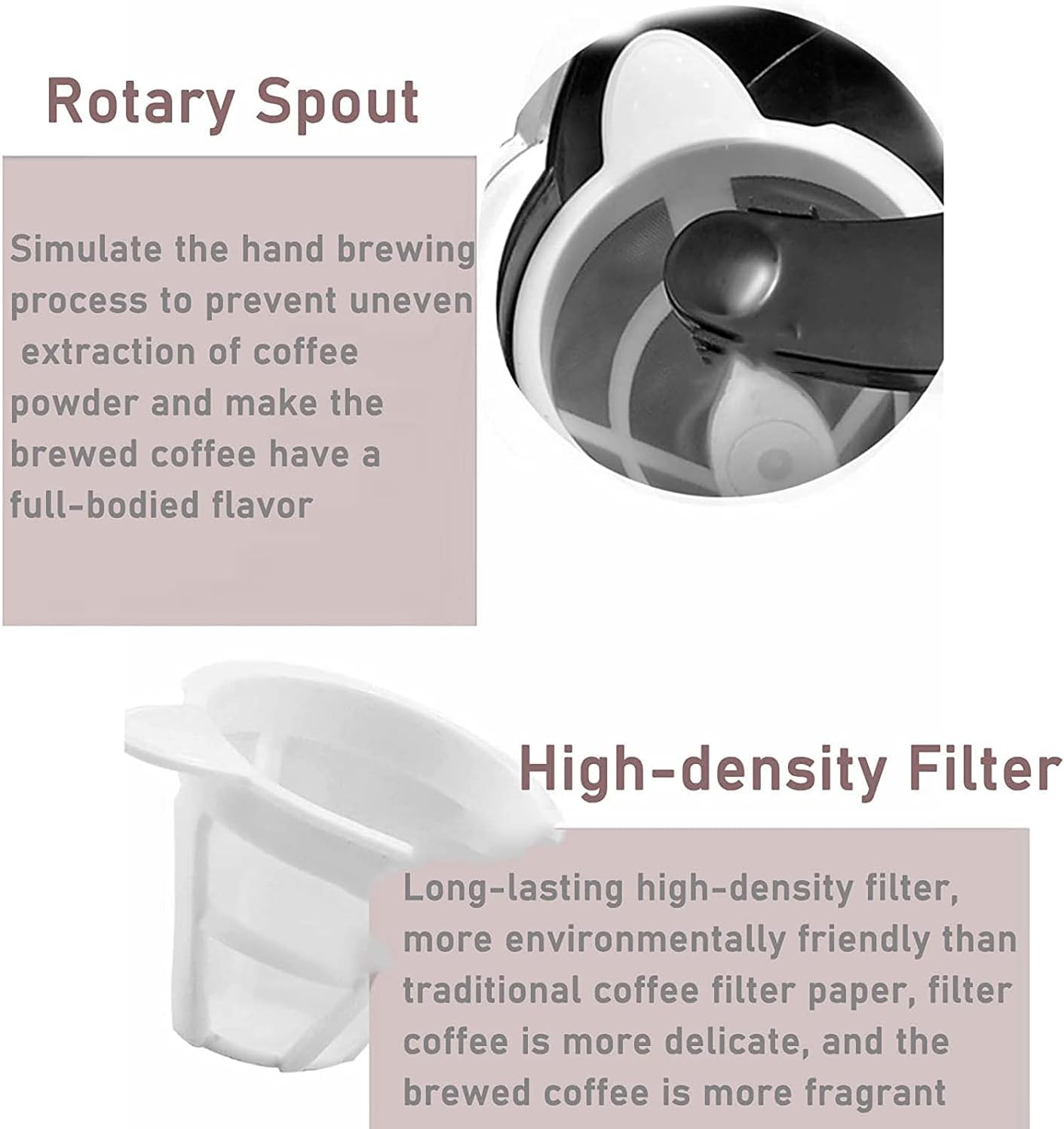 Coffee Machine, Drip Coffee Machine, Single Cup American Coffee Maker, Commercial/office/domestic Small Affordable Coffee Maker (Color : Pink), 20240312