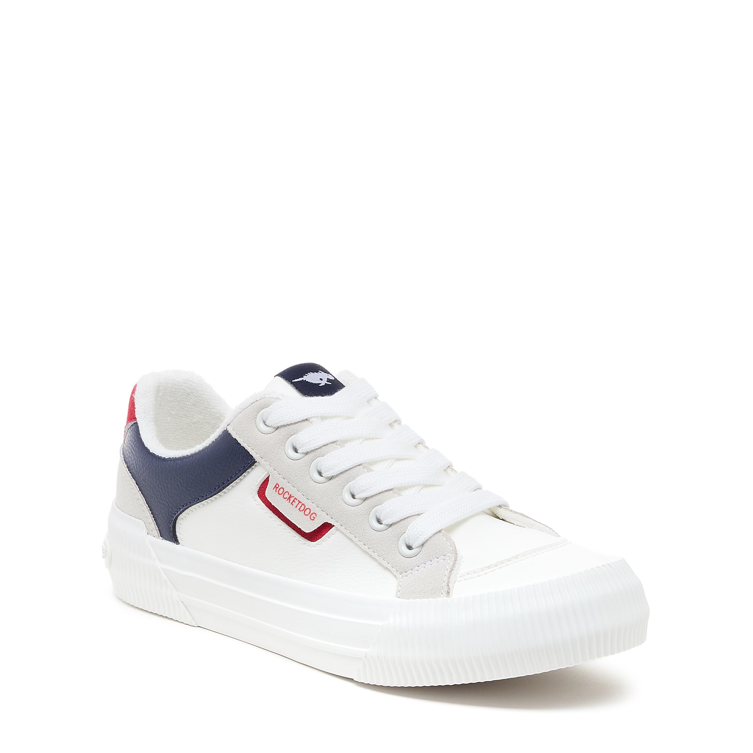 Rocket Dog Women's Cheery Sneaker, White/Navy, 5.5 UK
