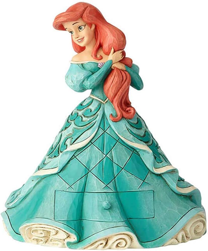 Amazon.co.jp: enesco 置物 アリエル Ariel with Shell Charm W14.2