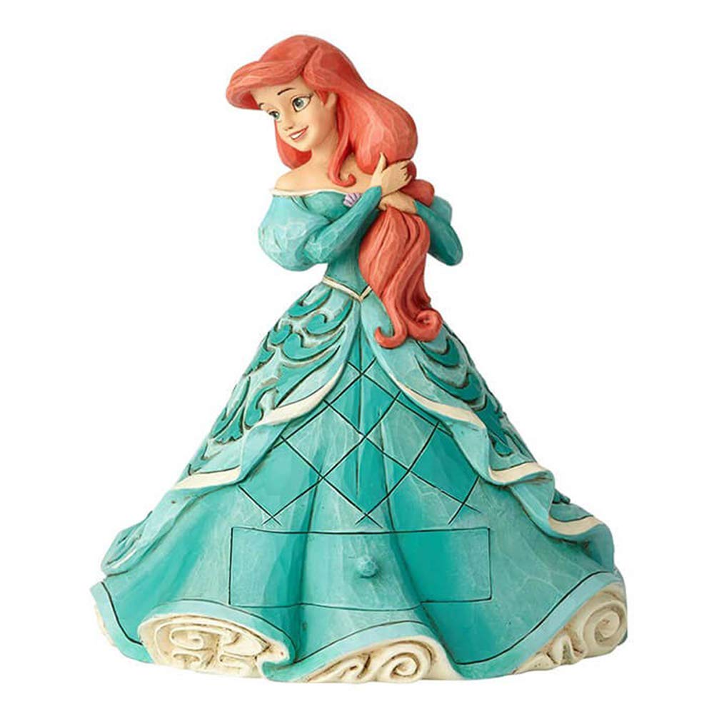 Amazon.co.jp: enesco 置物 アリエル Ariel with Shell Charm W14.2