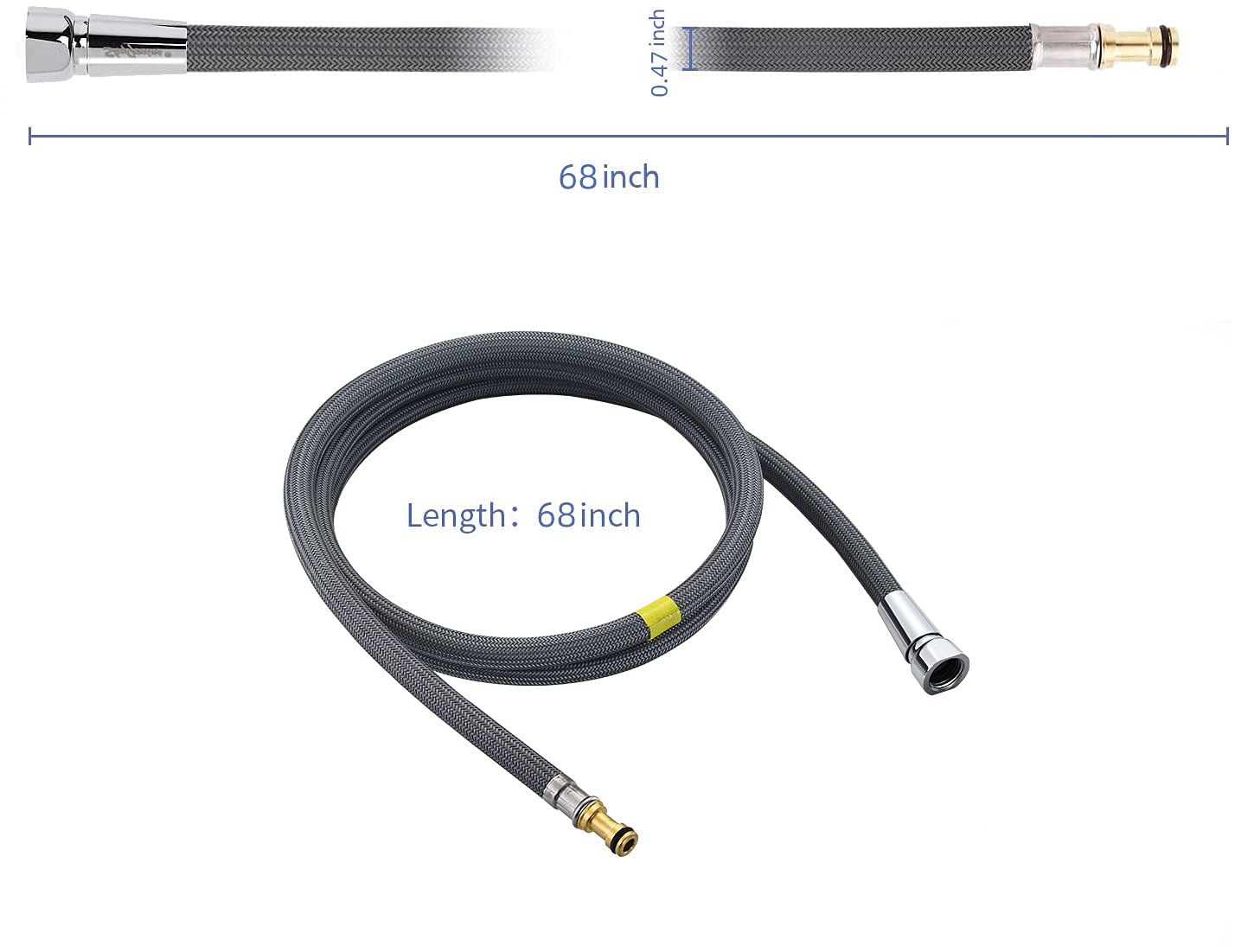 Pulldown Replacement Hose Kit Replacement Hose Parts for Moen