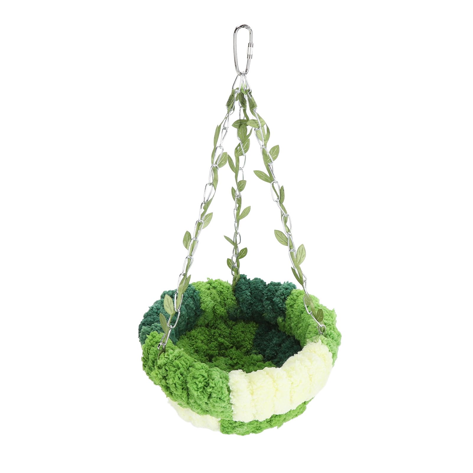 Nid D'oiseau, Maison D'élevage de Perruches en Molleton de Corail Doux, Cabane pour Perroquets, Lit pour Perruches, Perruches, Calopsittes, Inséparables, (Grand hamac (17x32cm /