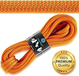 Powerful Static Rock Climbing Rope - High Strength Nylon Static Climbing Rope