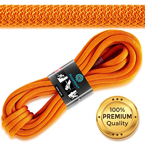 Powerful Static Rock Climbing Rope - High Strength Nylon Static Climbing Rope