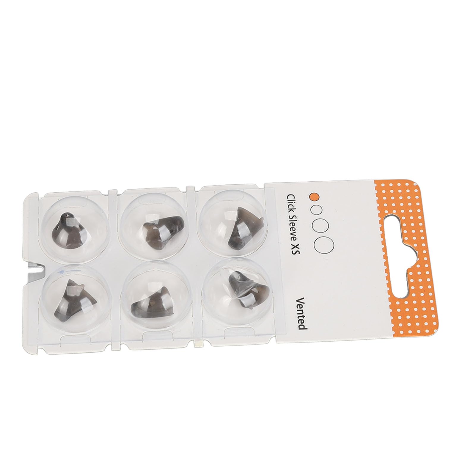 Click Sleeve, Vented Click Sleeve Washable Hygienic Black Silicone Soft for Daily Life (XS)