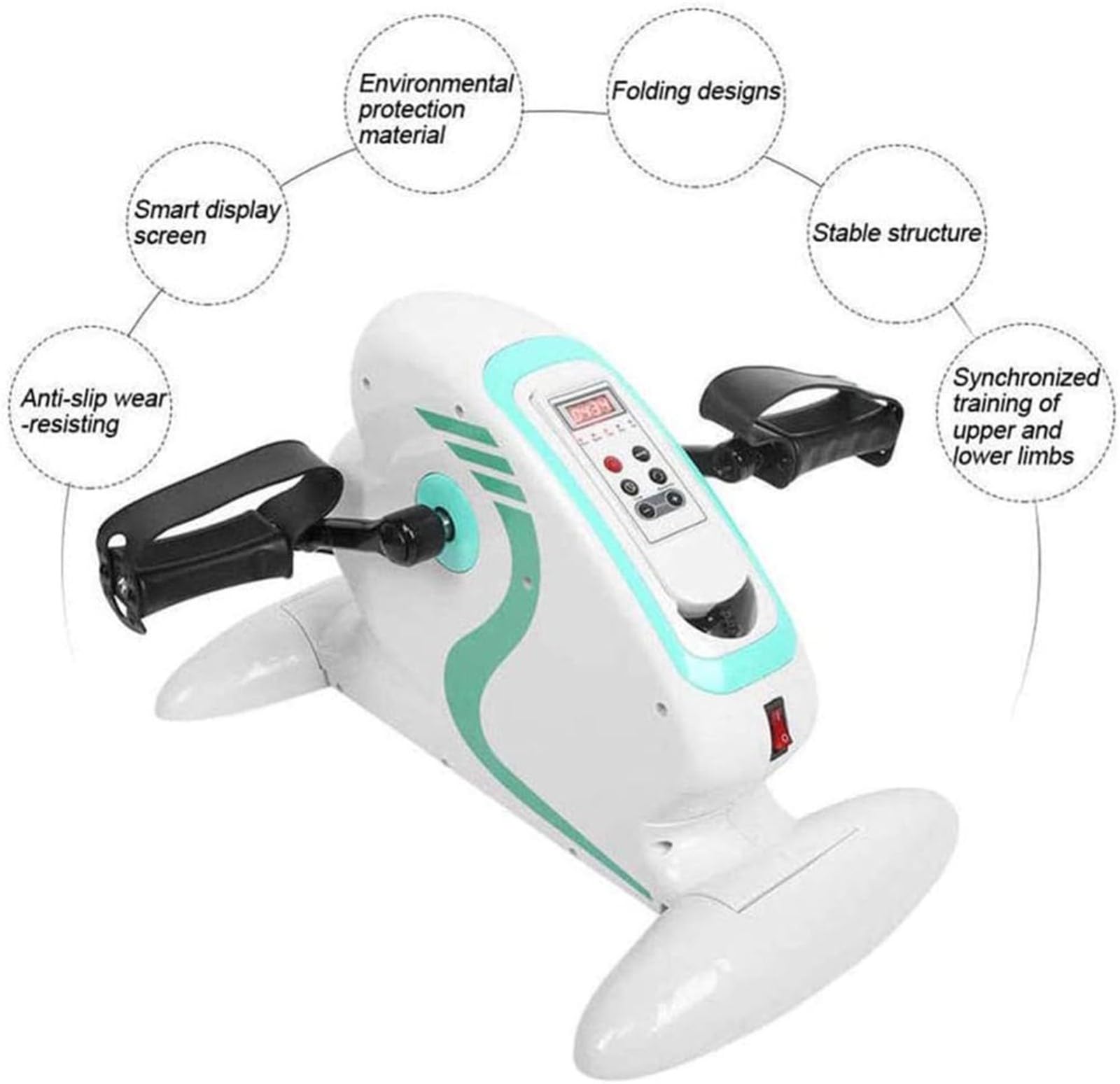 Pedaliera Elettrica, Cyclette Fitness, Macchina Per Animali Domestici Per Esercizi Di Ginocchia E Gambe, Trainer Per Riabilitazione Regolabile, Pedaliera Elettrica Motorizzata