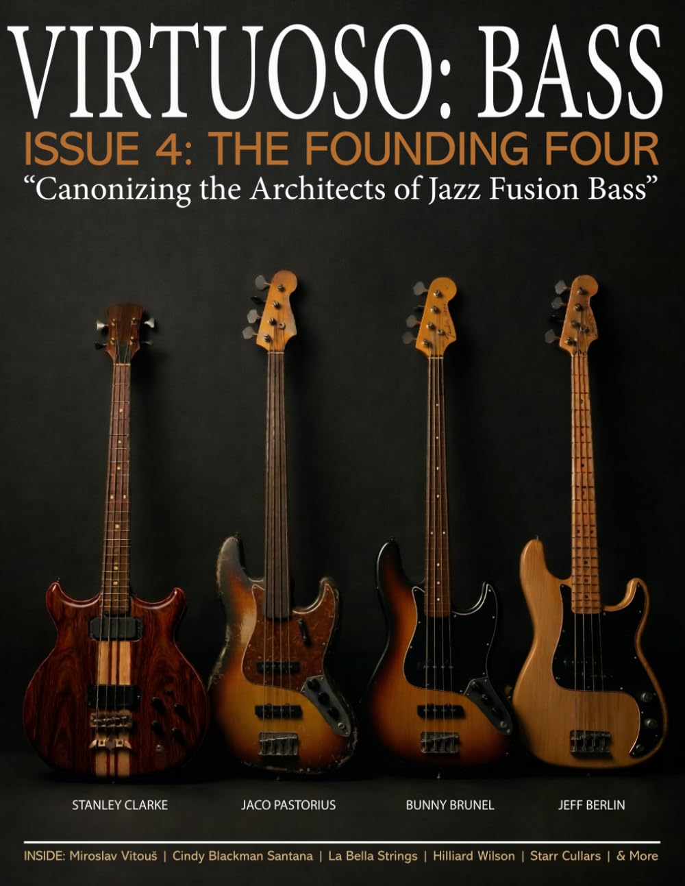 Virtuoso Bass Issue 4 The Founding Four magazine basse électrique
