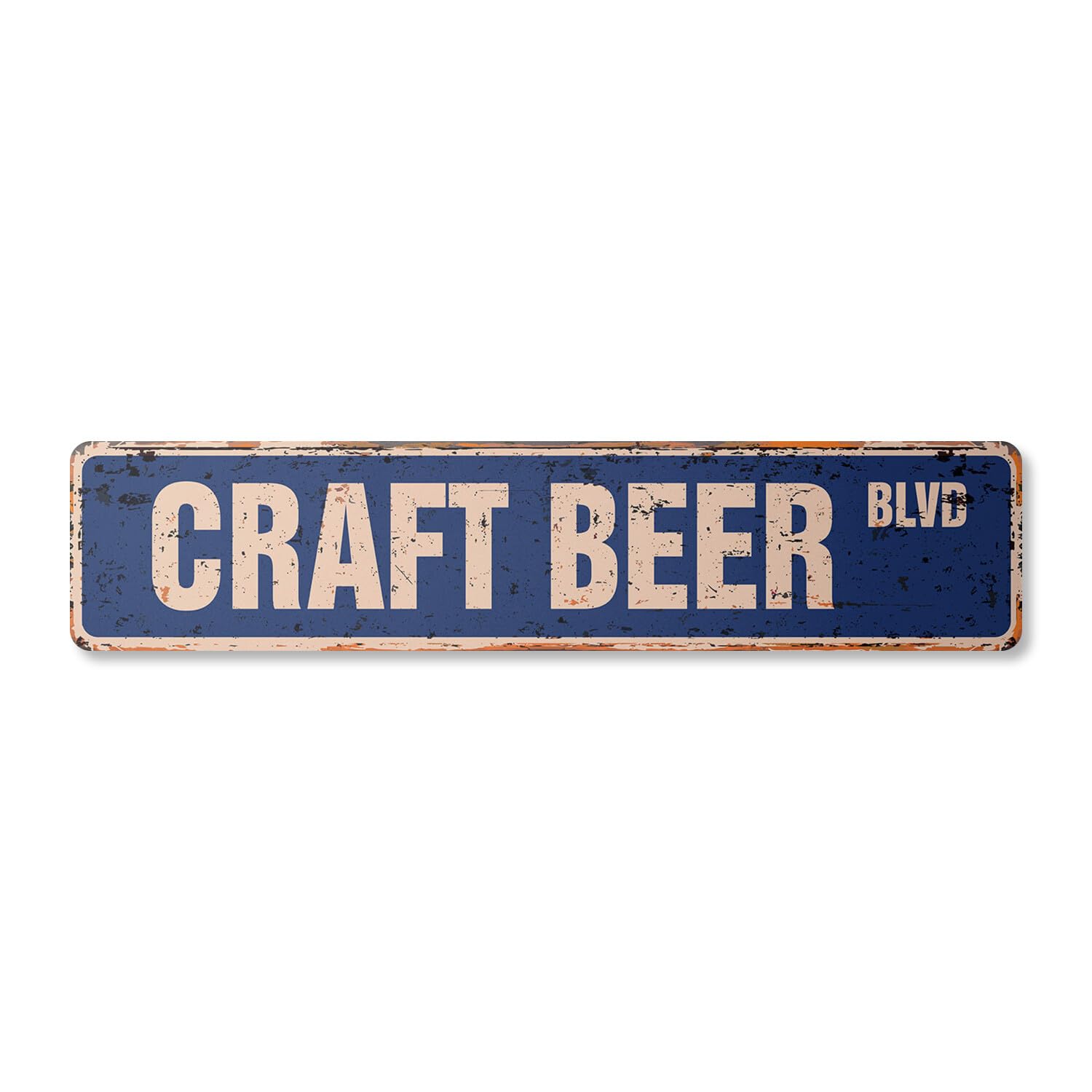 CRAFT BEER Vintage Street Sign Metal Plastic brewery beer cold barrel keg